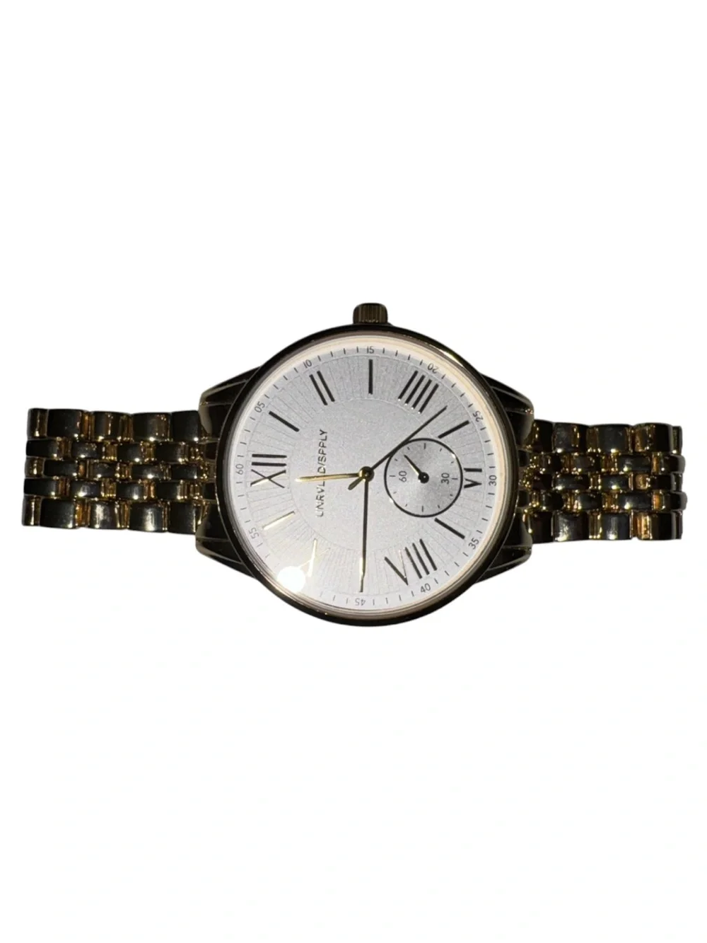 Gold Tone Classic Analog Watch - Roman Numerals